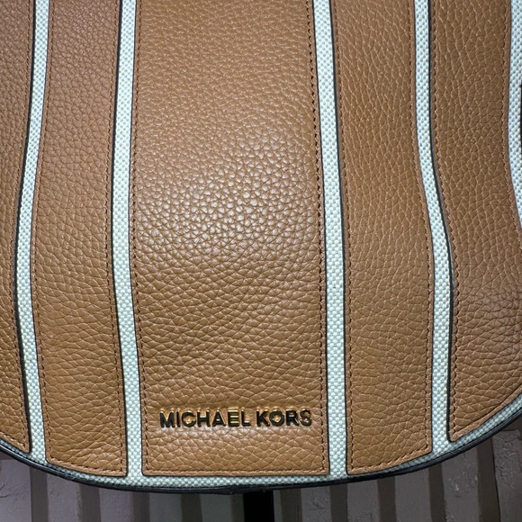 MICHAEL KORS CANVAS LEATHER BAG - Picture 7 of 8